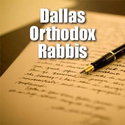 Letter to Community from Dallas Orthodox Rabbis