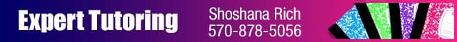 Expert Tutoring by Shoshana Rich 1