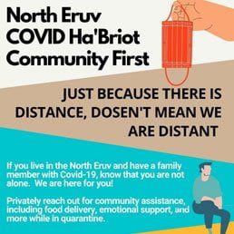 North Eruv COVID Ha’Briot Community First