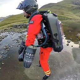 Watch: Jet Suit Paramedic Takes Test Flight
