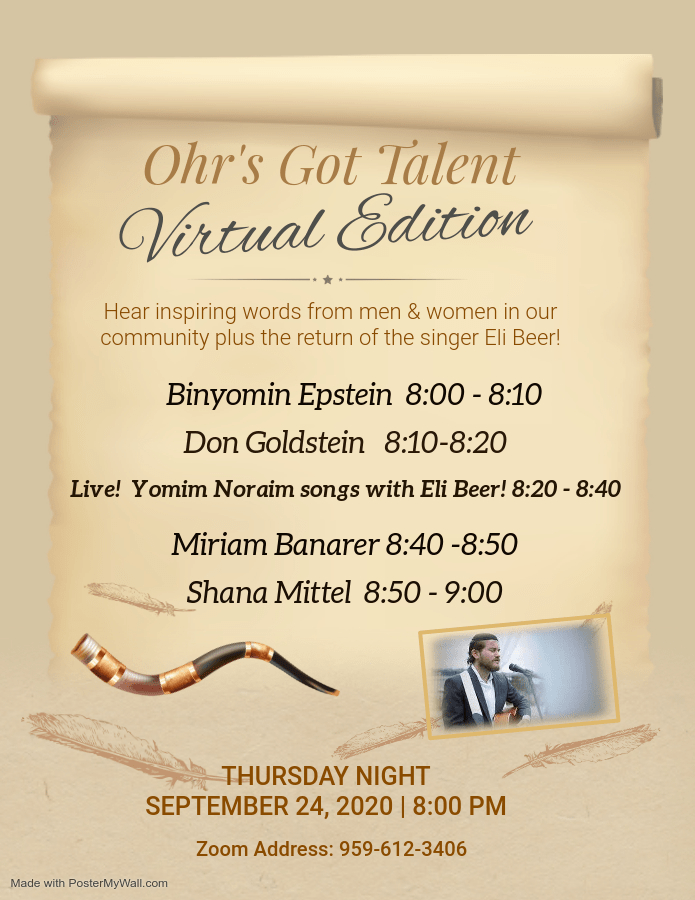 Ohr's Got Talent: Virtual Edition 1