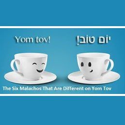 The Six Malachos that are DiFeRrEnT on Yom Tov