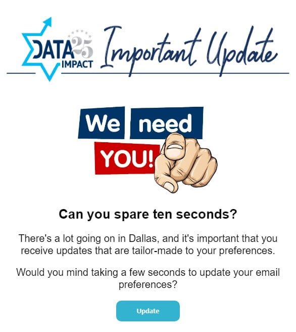 We Need You: An Important Update from DATA 1