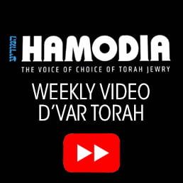 Weekly D’var Torah from the Hamodia