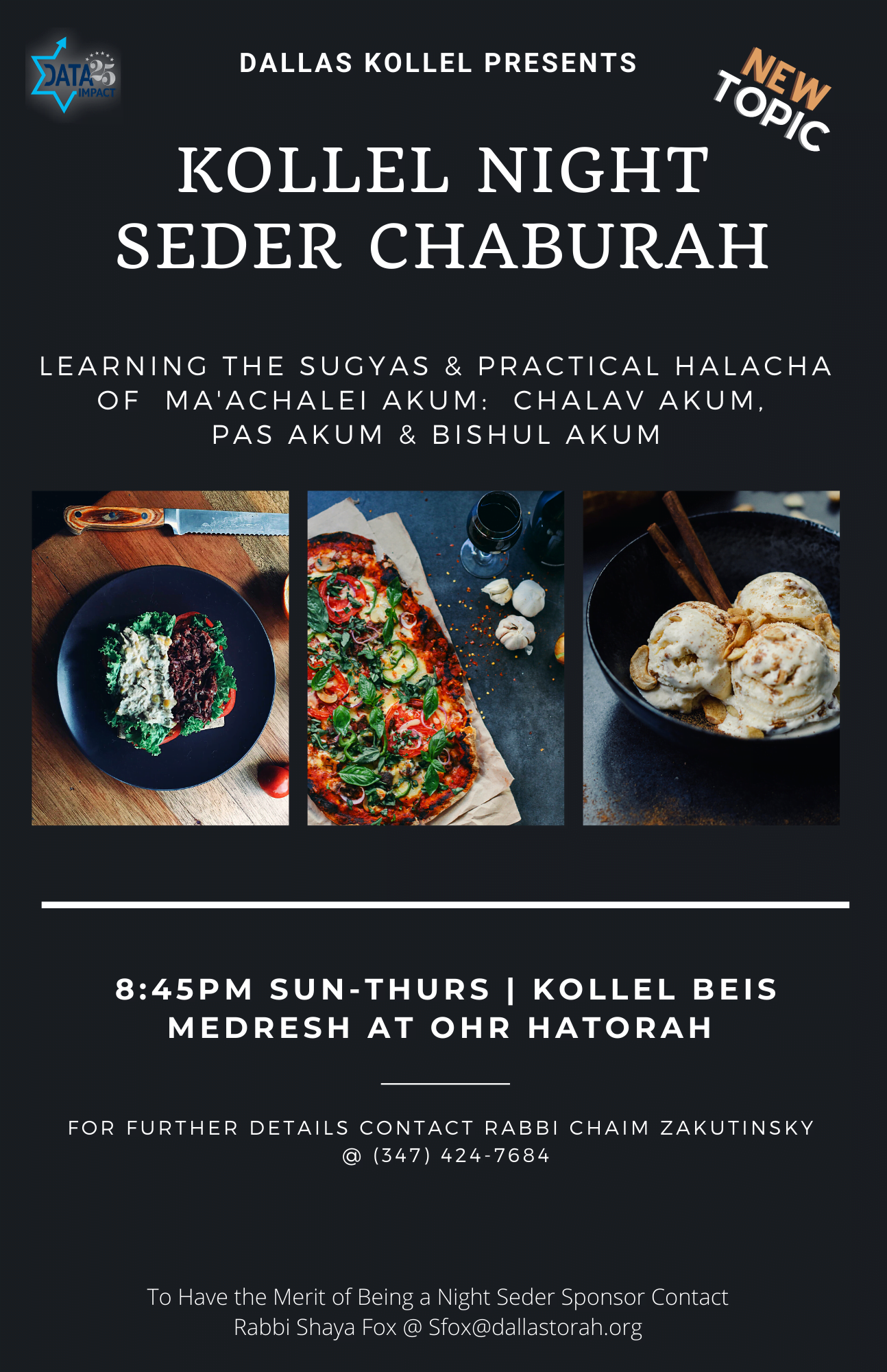 Kollel Night Seder Chaburah 1