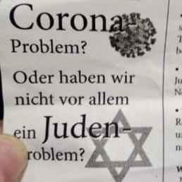 Anti-Semitic Flyer In German Tram Blames Jews For The COVID Pandemic