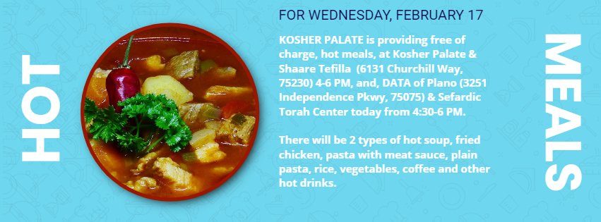 And Again...Hot Meals from Kosher Palate 1