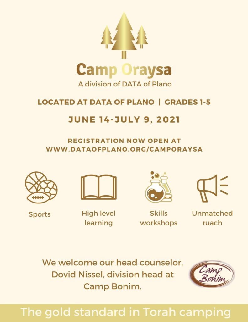 Camp Oraysa: A Division of DATA of Plano 1