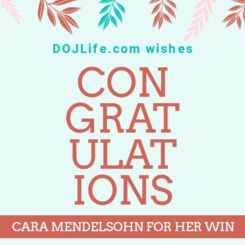 Congratulations to Cara Mendelsohn for Her Win 1