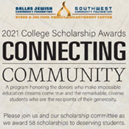 Dallas Jewish Community Foundation 2021 College Scholarship Awards