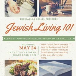 Great New Shiur with the Dallas Kollel