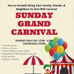 Sunday, Get-Out-the-Vote Grand Carnival