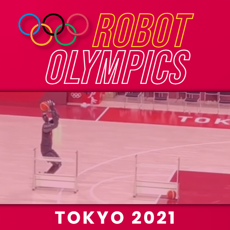 Watch: Basketball Robot Steals Show At Tokyo Olympics