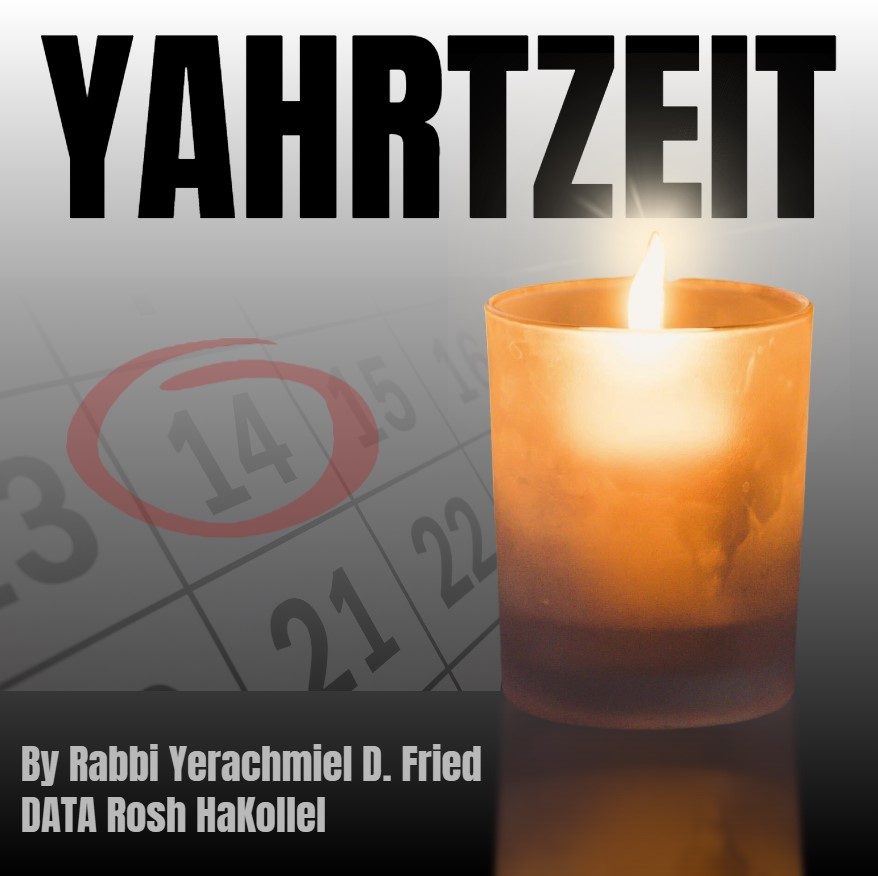 Ask the Rabbi: Yahrtzeit. By Rabbi Yerachmiel D. Fried
