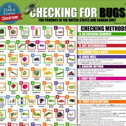 Don’t Bug Me: Star-K PDF Guide to Checking for Insects in Fruits & Vegetables