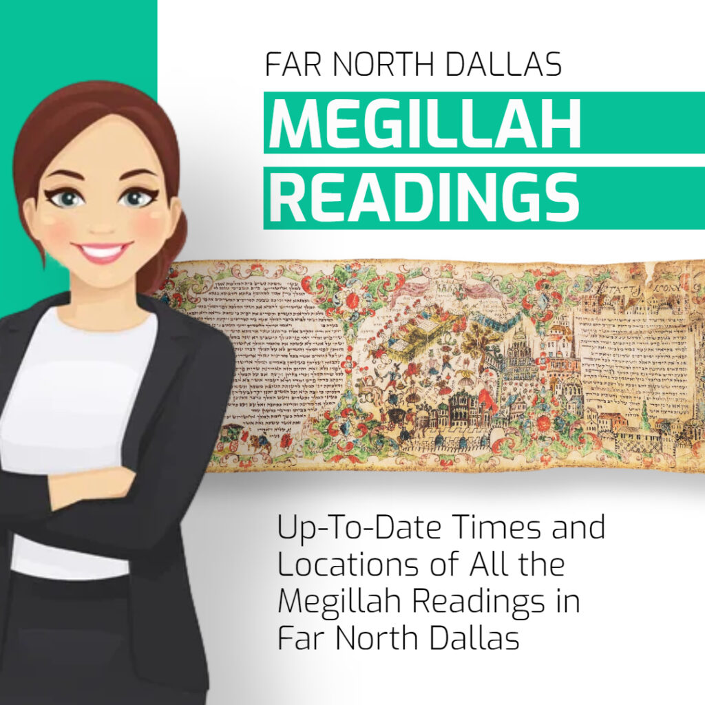 Megillah Readings in Far North Dallas - 2022