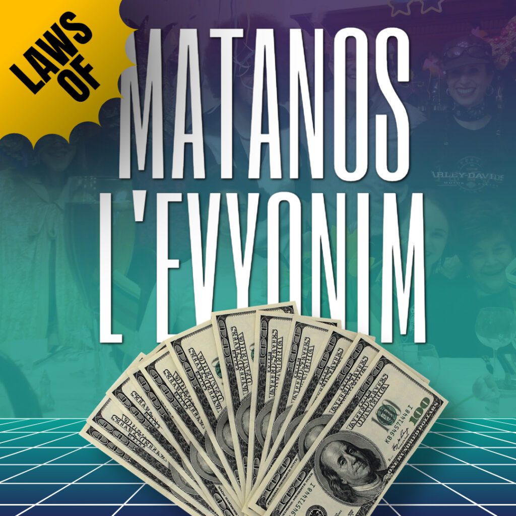 Laws of Matanos L'Evyonim