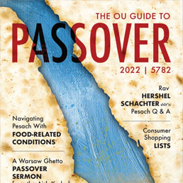 OU Passover Guide PDF