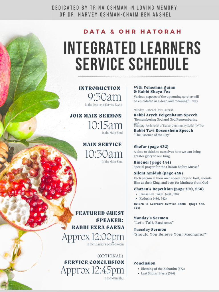 Integrated Learners Service: DATA & Ohr HaTorah - Page 2