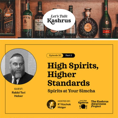 Watch: Let’s Talk Kashrus: Higher Spirits, Higher Standards