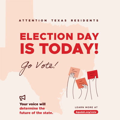 Today is Election Day. We must exercise our privilege to vote!