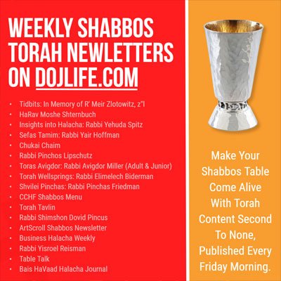 Torah Downloads: Shabbos Vayeitzei 5783