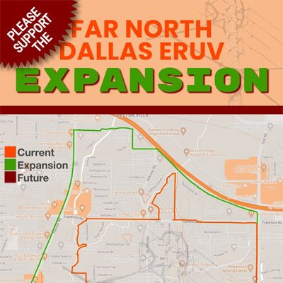 Far North Dallas Eruv Expansion