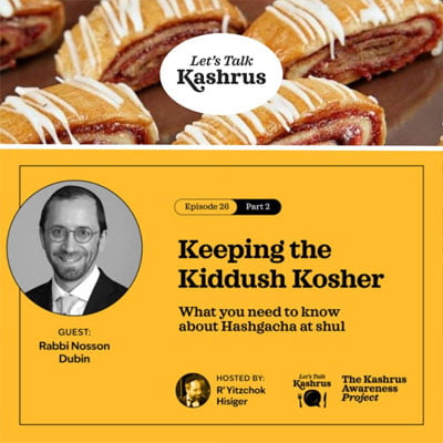 Watch: Let’s Talk Kashrus: Keeping the Kiddush Kosher