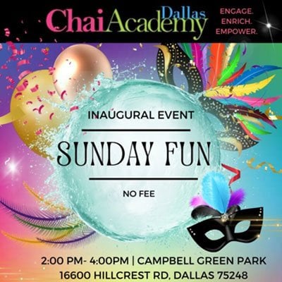 Chai Academy of Dallas Inaugural Event