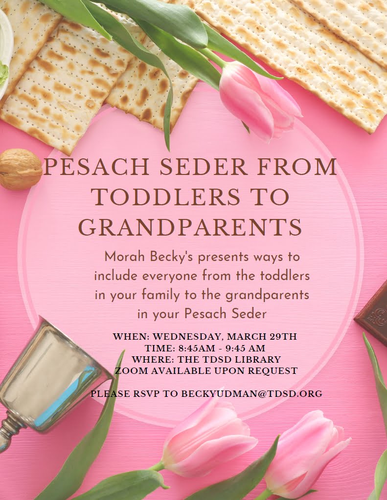 Pesach Seder from Toddlers to Grandparents from Morah Becky