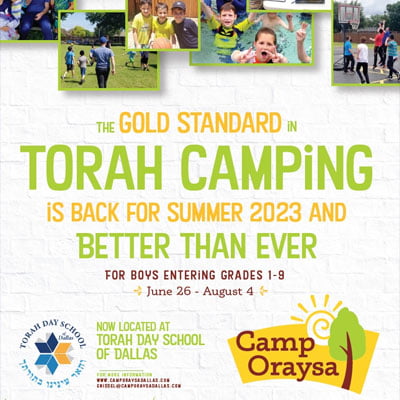Camp Oraysa is the Gold Standard in Torah Camping: Back for Summer 2023