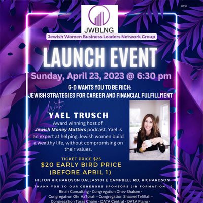 JWBLNG Launch Event with Yael Trusch