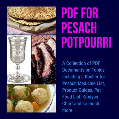 PDF for Pesach Potpourri