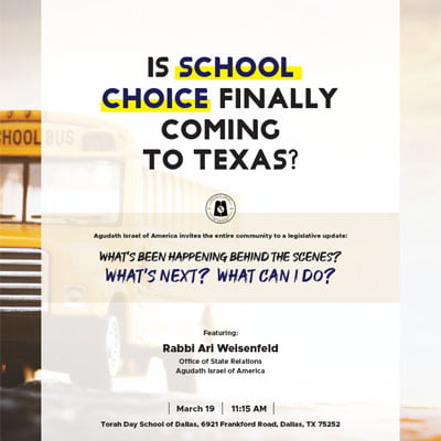 Is School Choice Finally Coming to Texas? What’s Been Happening Behind the Scenes? What’s Next? What Can I Do?
