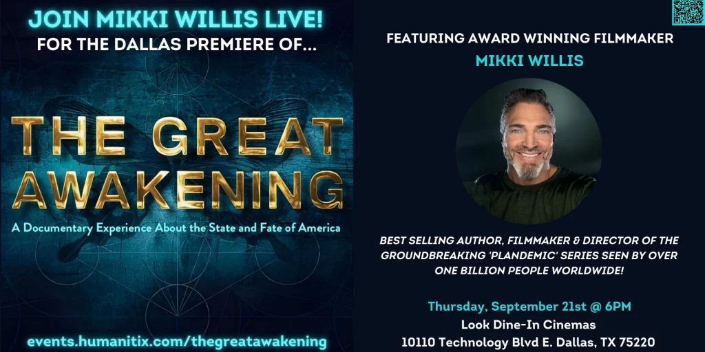 DJC Presents the Dallas Premiere of 'The Great Awakening' Featuring Award-Winning Filmmaker Mikki Willis