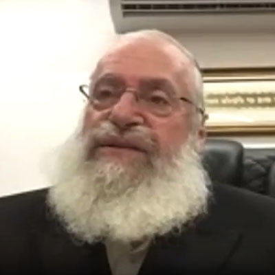 HaRav Asher Weiss, shlit”a: Chizzuk In Light of The Terrible Tragedies and The War in Eretz Yisrael