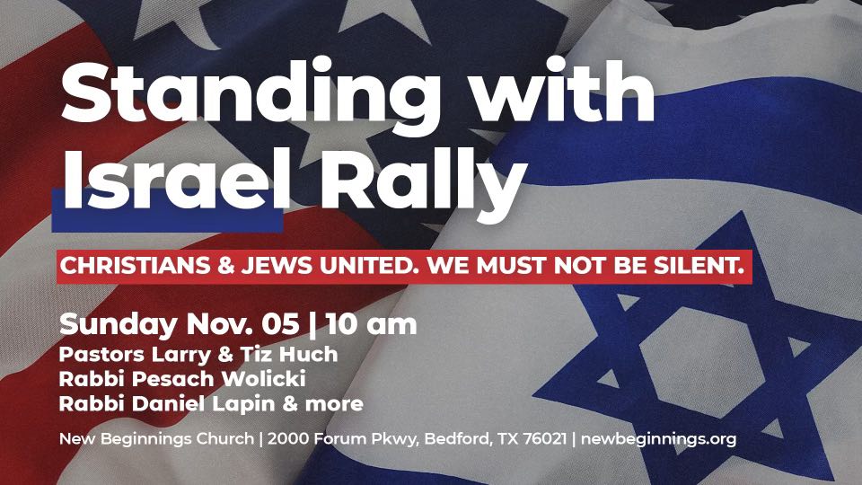 Dallas Jewish Conservatives - Standing with Israel Rally