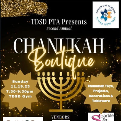 TDSD PTA Presents Second Annual Chanukah Boutique