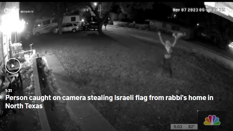 Israeli flag stolen from Rabbi's North Dallas home 1