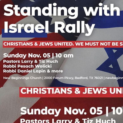 Dallas Jewish Conservatives – Standing with Israel Rally