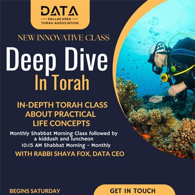 DATA: New Innovative Class – Deep Dive in Torah