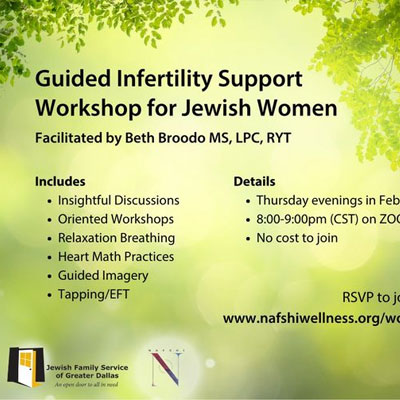 FREE INFERTILITY SUPPORT GROUP FOR WOMEN