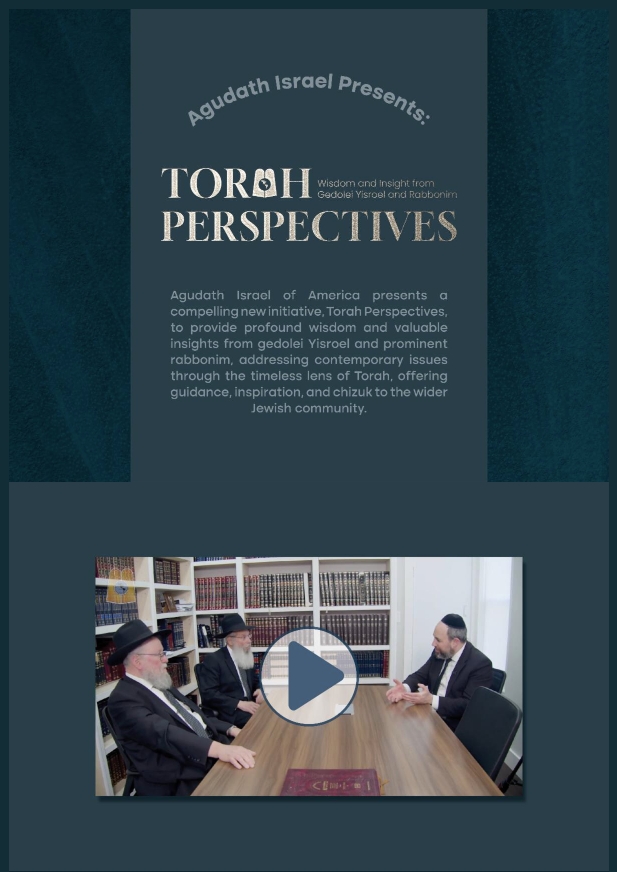 Torah Perspectives: A Jew's Response to the Challenge of Antisemitism Today 1